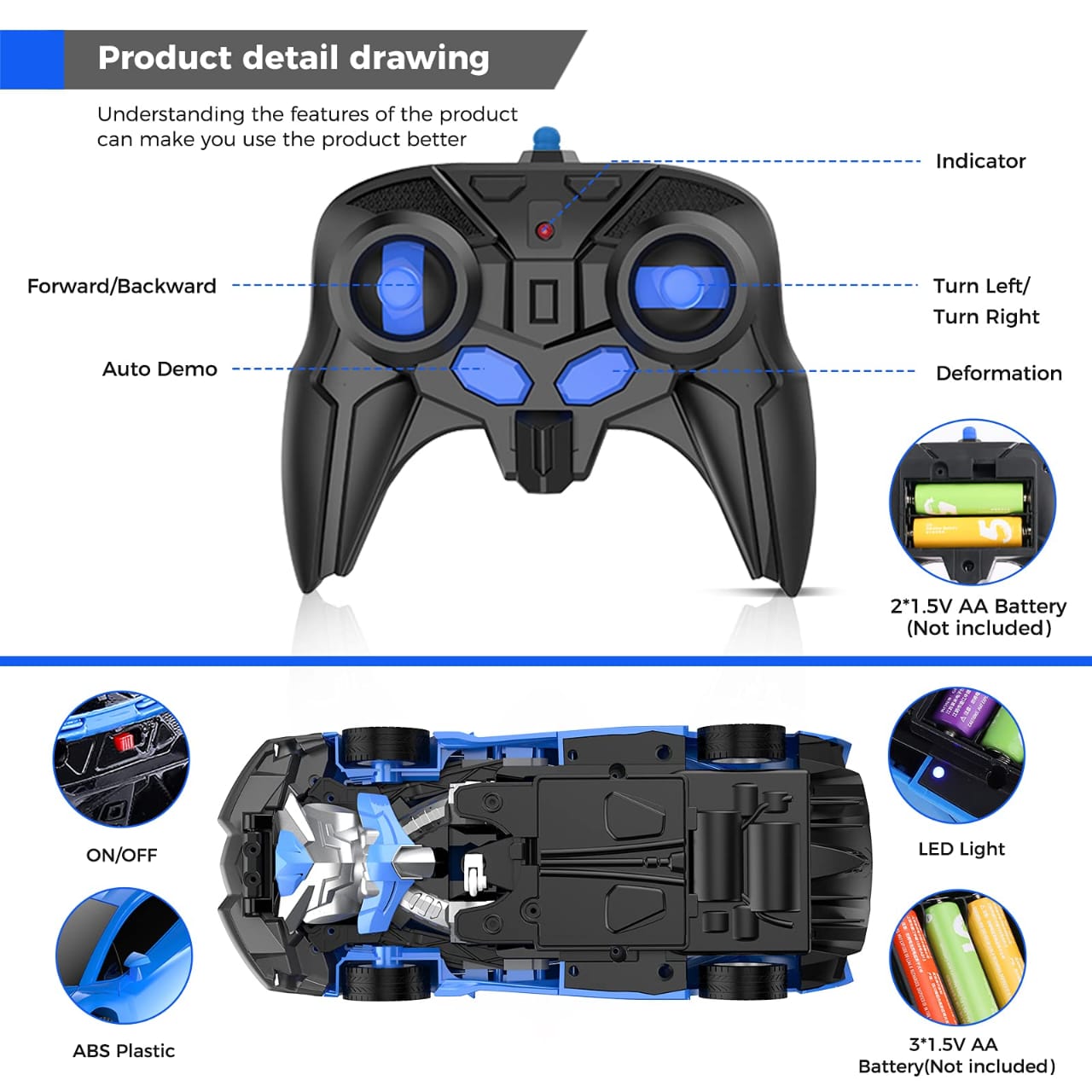 Carro TRANSFORME a Control Remoto!